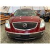 Image 6 : PARKSVILLE - 2010 BUICK ENCLAVE, RED, 141541 MILES KMS, ALL WHEEL DRIVE. - B158168
