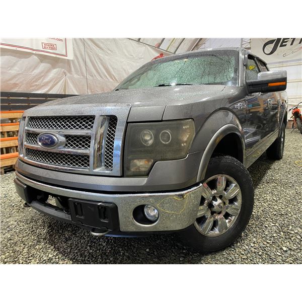 PARKSVILLE - 2011 FORD F150, GREY, 258376 KMS, 4X4. - DC32656