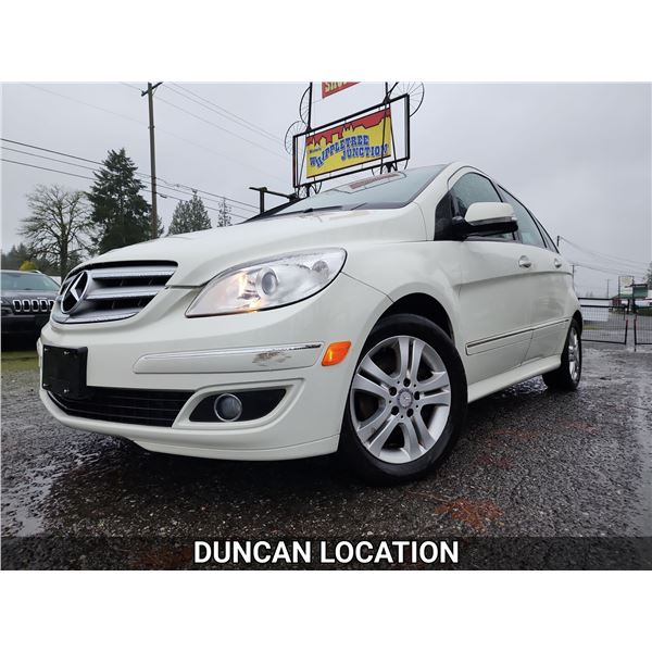 DUNCAN-2008 MERCEDES B200 199867KMS  D322814