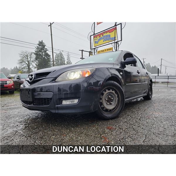 DUNCAN-2009 MAZDA 3 305326KMS FRONT WHEEL DRIVE D201176