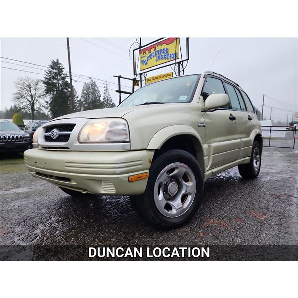 DUNCAN-2000 SUZUKI GRAND VITARA 212649KMS 4WD J121182