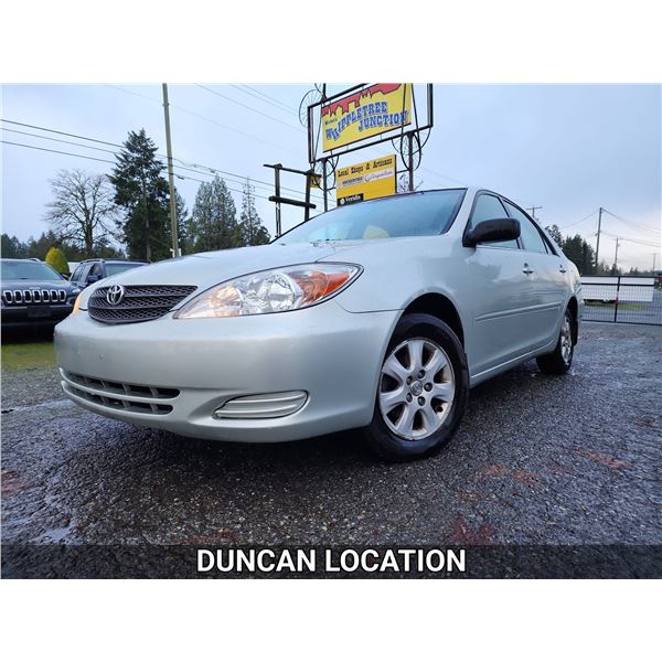 DUNCAN-2003 TOYOTA CAMRY 235492KMS FRONT WHEEL DRIVE D133751