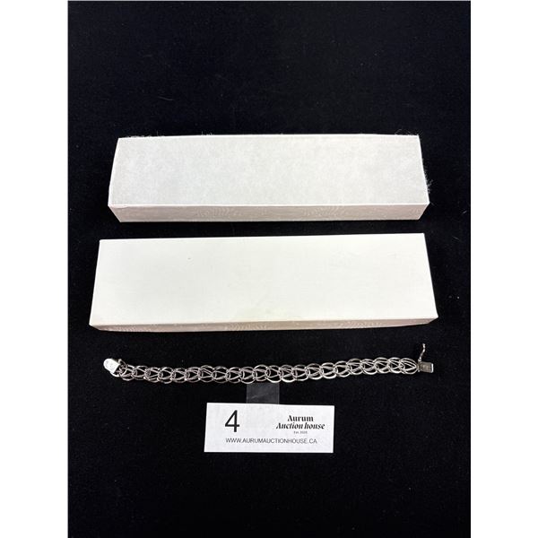 Nice Sterling Silver Charm Bracelet no Charms