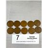 Image 1 : Lot of 10 1926 Canadian Pennies