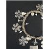 Image 2 : Very Nice Silver Tone Bracelet w/ Snowflake Charms