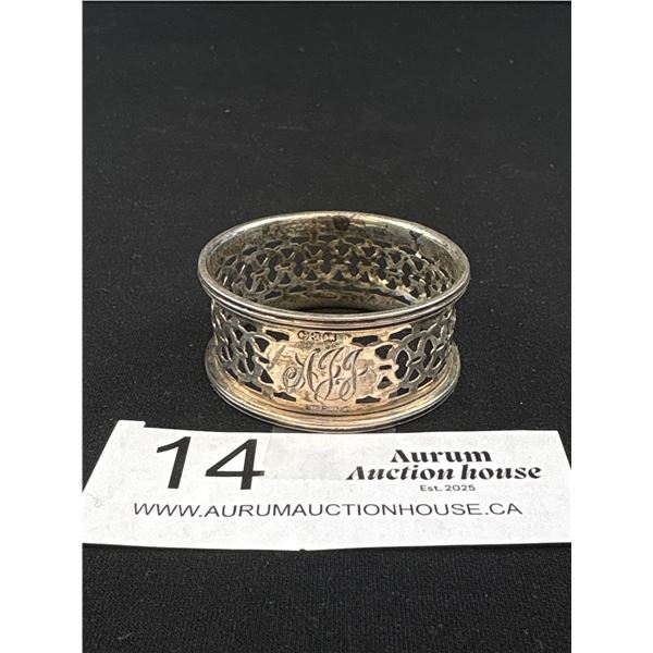 Antique Sterling silver Napkin ring