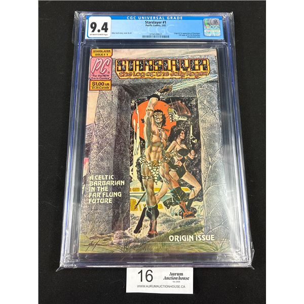 Pacific Comics "Starslayer" #1 CGC 9.4