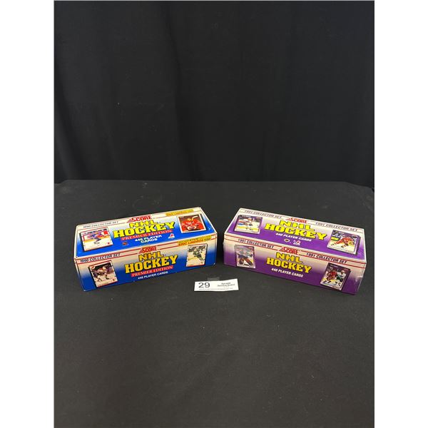 1990 & 91 Score NHL Trading Card Box sets