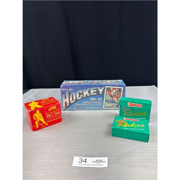 1991 O-Pee-Chee Hockey Card Set + 90 Sccore & 91 Donruss Cards