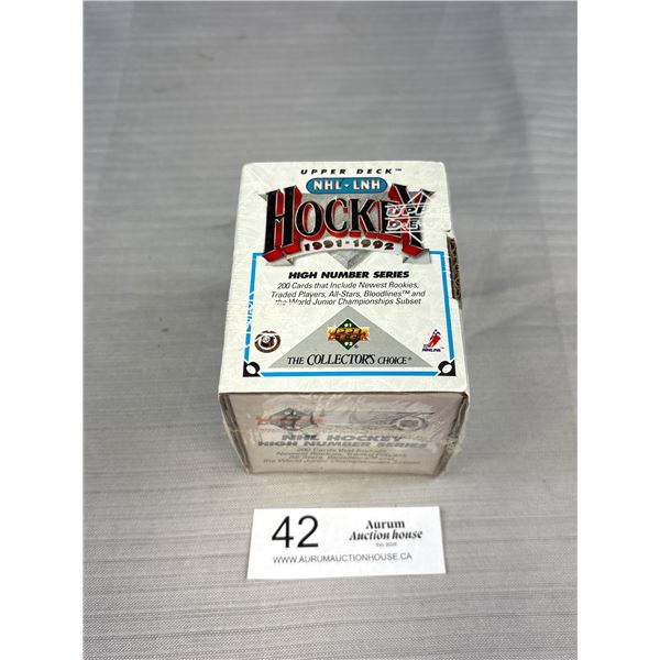 Sealed Box of 91/92 Upper Deck NHL Hockey Cards