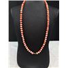 Image 3 : Vintage Pink Coral Beaded Necklace 26"