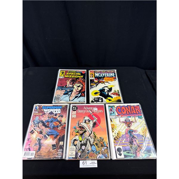 Lot of 25 Assorted Comics on Boards in bags