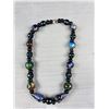 Image 2 : A Vintage Colourful Glass Beaded Choker Necklace Murano? 14" Long