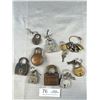 Image 1 : Lot of Old Locks, Most with Keys