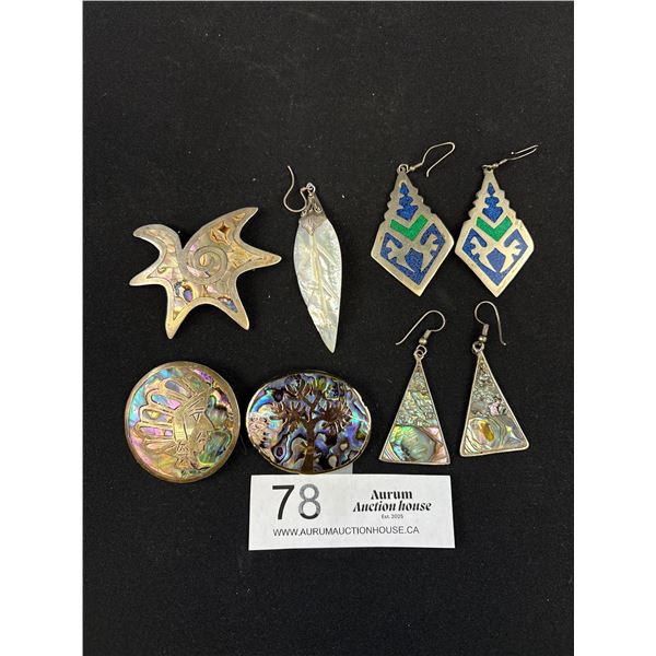 Nice Lot of Vintage Mexico Sterling Silver Jewelry