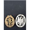 Image 5 : WW2 Era German Armed Forces Badges Proficiency and German Sports Badge and Scottish SPM Clan Badge