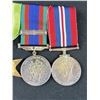 Image 3 : Pair of Canadian Silver WW2 Medals with The Alantic Star and the 39/45 Star