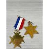 Image 3 : WW2 1939-45 Canadian Star Medal + German Cap Badges