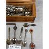Image 3 : Vintage Lidded Wooden Box Full of Silver Plated Cutlery