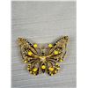 Image 3 : Vintage Gold Plated Enamel Butterfly Brooch