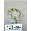 Image 3 : Linked Green Jade Beads Bracelet