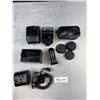 Image 5 : Vintage Camera Accessory Lot Lenses, Light Etc