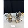 Image 2 : Vintage Collectable Lot of a Silver Plated Tea Set of a Coke Bottle and Stonewear 1959 Oktober Fest 