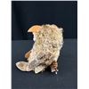 Image 3 : 2 Vintage Handcrafted Owl Figures - Fur, Birch, Etc