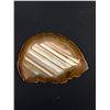Image 6 : Polished Slices of Natural Banded Brown Agate Geode - Largest is 7" x 8"