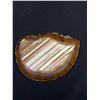 Image 7 : Polished Slices of Natural Banded Brown Agate Geode - Largest is 7" x 8"