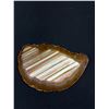 Image 9 : Polished Slices of Natural Banded Brown Agate Geode - Largest is 7" x 8"