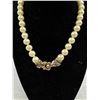 Image 2 : Vintage Designer Pearl Choker/Bracelet w/ Two Tone Clasp