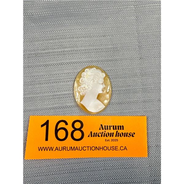 Vintage Very Delicated Carved Shell Cameo