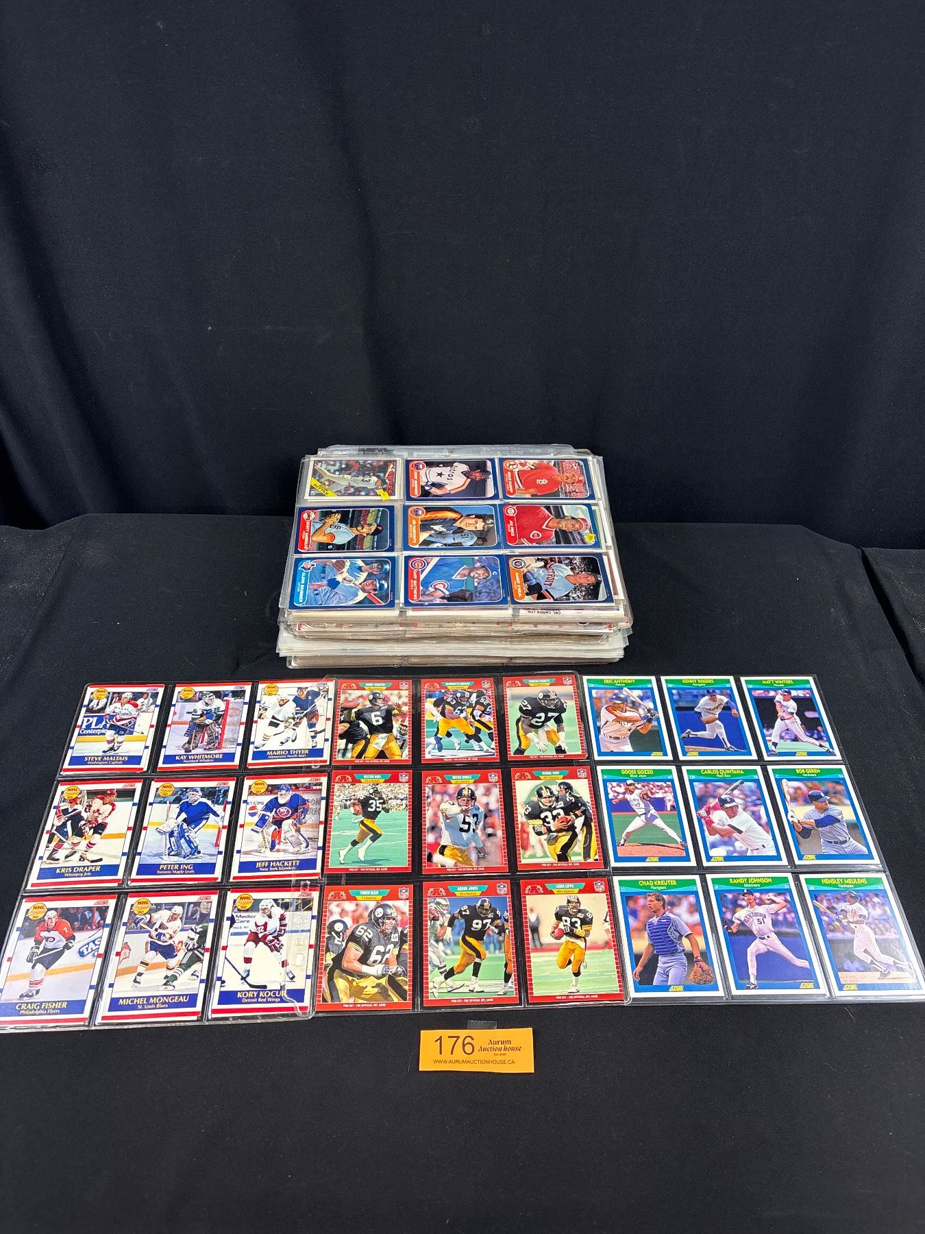 Large Lot of 1980s and 90s Sports Trading Cards