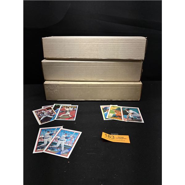 3 Boxes of 1988 and 89 Topps Trading Cards