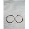 Image 4 : 4 Pairs of Gold Hoop Earrings