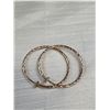 Image 5 : 4 Pairs of Gold Hoop Earrings