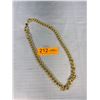 Image 4 : Very Long Gold Plated Link Chain Necklace 24" Length