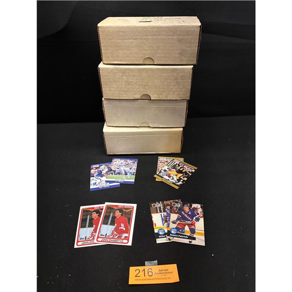 4 Boxes of Early 90s Sports Trading Cards