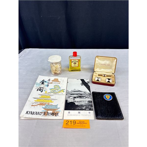 Vintage Lot of Mother of Pearl Buttons, Cufflinks, etc.