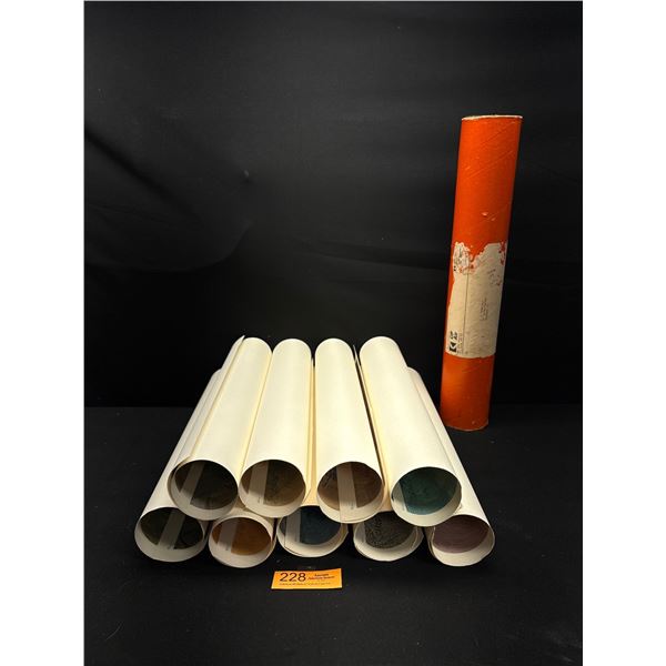 Lot of 9 Through the Years CP Air Prints with Tube