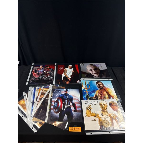 Lot of 15 Signed Celebrity 8x10 Photos