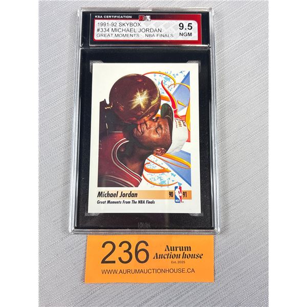 Graded 9.5 Michael Jordan Trading Card KSA