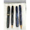 Image 2 : Lot of 4 Vintage Inkwell Pens