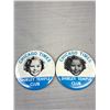 Image 4 : Pair of Shirley Temple Chicago Times Pins Pencils 2 Sealed DVDs