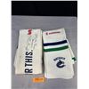 Image 1 : 2 Vancouver Canucks Scarves One is Signed