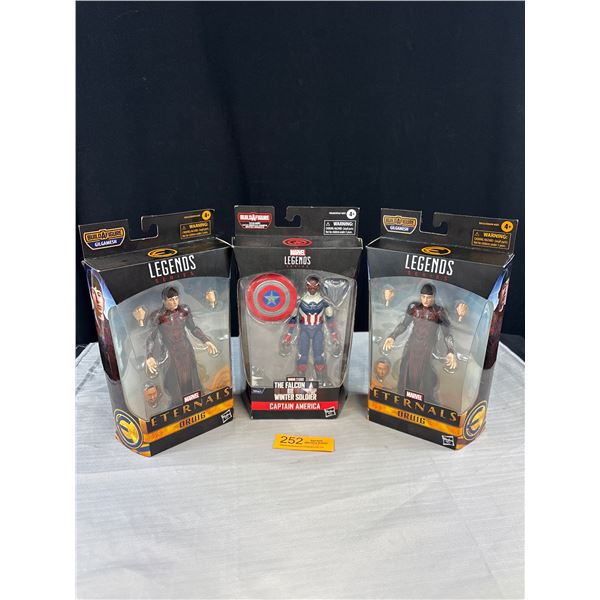 3 Marvel Legends Action Figures New in Box