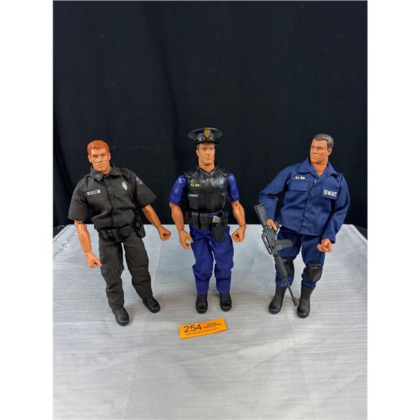 Lot of 3 1990s Hasboro GI Joe Figurines