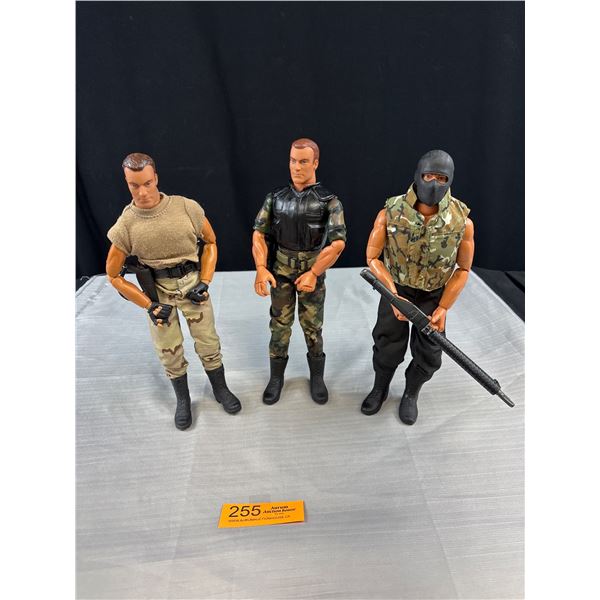Lot of 3 1990s Hasboro GI Joe Figurines