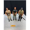 Image 1 : Lot of 3 1990s Hasboro GI Joe Figurines